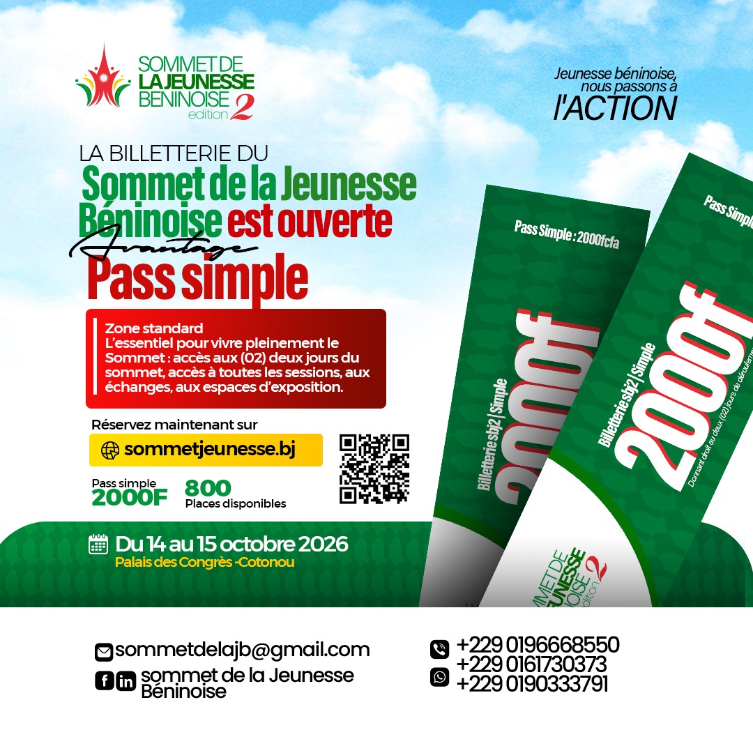 Affiche officielle du Pass Simple — 2 000 FCFA